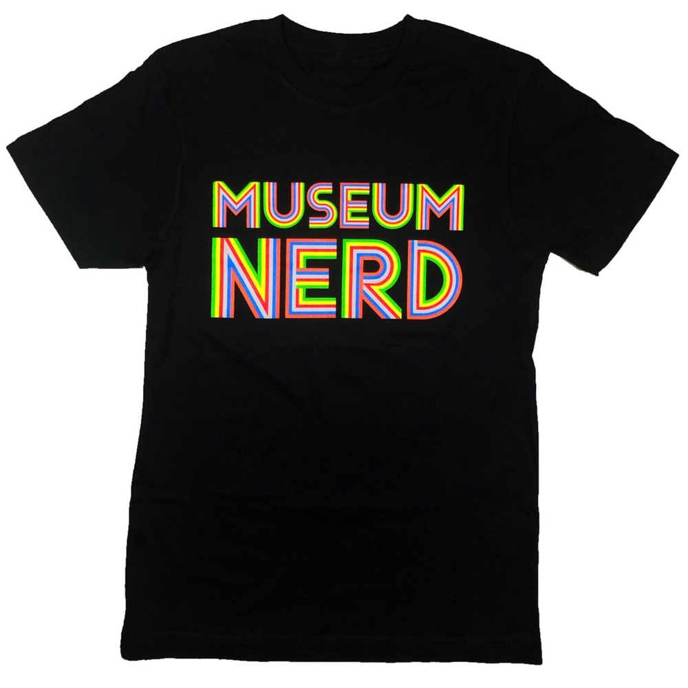 Black Tee brand NEW Nerd museums #DripTees